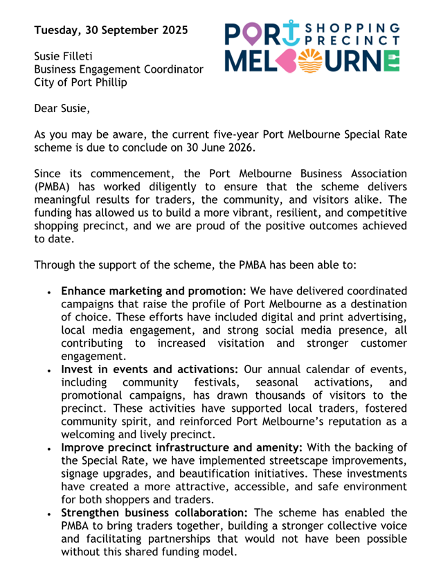 A letter to a business organization

AI-generated content may be incorrect.