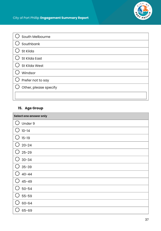 A screenshot of a questionnaire

AI-generated content may be incorrect.
